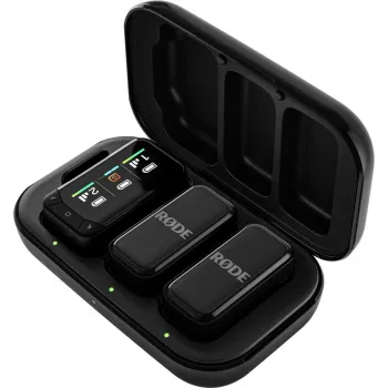 Bezprzewodowy zestaw mikrofonu lavalier Rode Wireless Micro Camera Kit z bezprzewodowym nadajnikiem i odbiornikiem