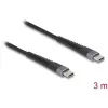 Kabel USB DeLOCK 81126 USB 2.0 3m USB C Czarny