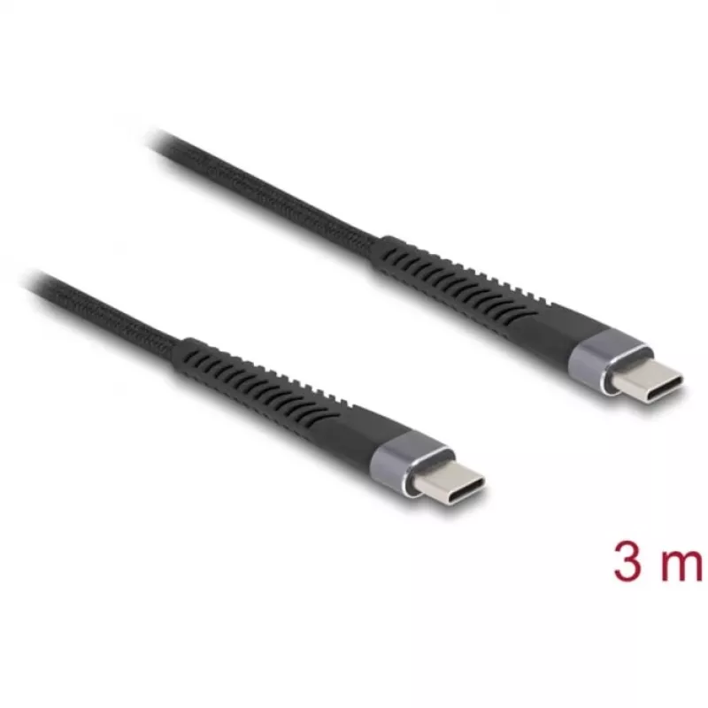 Kabel USB DeLOCK 81126 USB 2.0 3m USB C Czarny