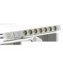 EFB Elektronik EK631DE.3GR przedłużacz zasilający 2 m 7 gniazd AC Wewnętrzny Jasnoszary