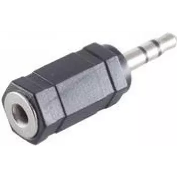 ShiverPeaks BS57016 złącze przewodowe 3,5 mm czarne męskie/żeńskie