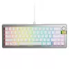Mechaniczna klawiatura gamingowa GLORIOUS GMMK 3 Pro 65% Pre-Built ANSI US z przełącznikami Fox HE, srebrna