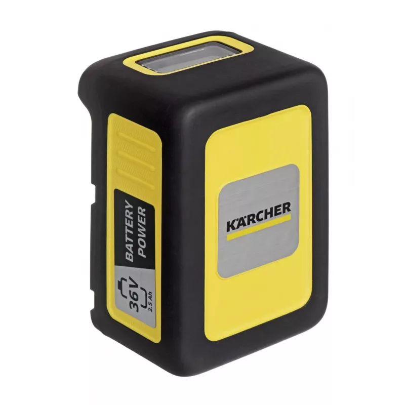 Zestaw baterii i ładowarki Karcher Starter Kit Battery Power 36/25 — 36 V, 2500 mAh, żółty