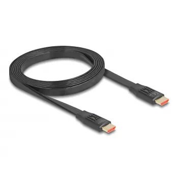 Kabel HDMI DeLOCK 2 m Typ A męski do męskiego 48 Gbit/s czarny