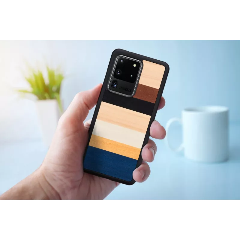 Etui na telefon man and wood dla Samsung Galaxy S20 Ultra — czarne