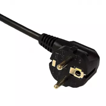 Listwa przeciwprzepięciowa Akyga AK-SP-05A, 5 gniazd CEE 7/5 (typ E), wyłącznik, 1,8 m, czarna