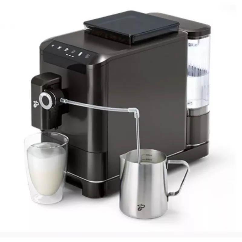 Ekspres do kawy Tchibo Esperto2 Milk czarny — wbudowany spieniacz mleka, automatyczny ekspres do espresso na blat