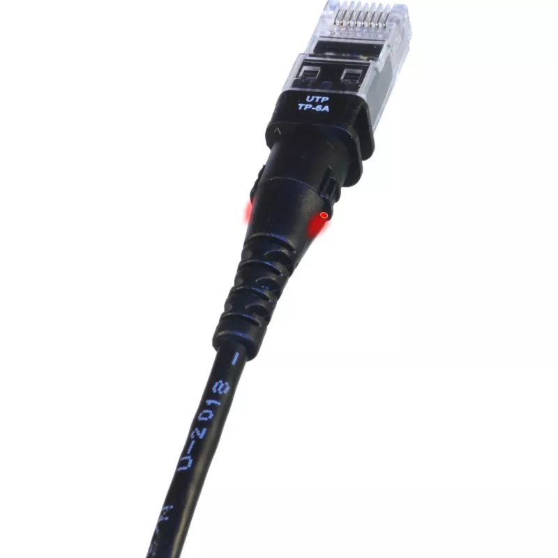 Patchsee TP-6A-U/8 Kabel krosowy Ethernet czarny