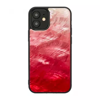 Etui ochronne iKins do Apple iPhone 12 mini — Pink Lake z czarnymi akcentami