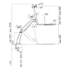 Uchwyt do monitora LogiLink BP0040 81,3 cm (32 cale) Biurkowy Aluminium