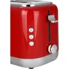 Toster Kenwood TCX751RD 2-kromkowy 900 W, obudowa metalowa, czerwony, 160×272×257 mm