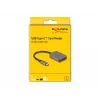 Czytnik kart DeLOCK USB Type-C Aluminium SD Micro SD 5000 Mbit/s