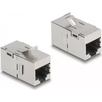 DeLOCK 87161 moduł keystone Płaski Metaliczny RJ-45