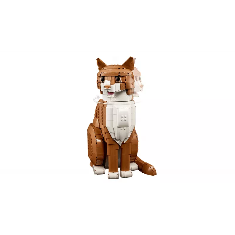 LEGO IDEAS 21376 pomarańczowy Cat