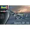 Plastikowy model do sklejania REVELL Arado AR-240 w skali 1/72 — model samolotu do montażu