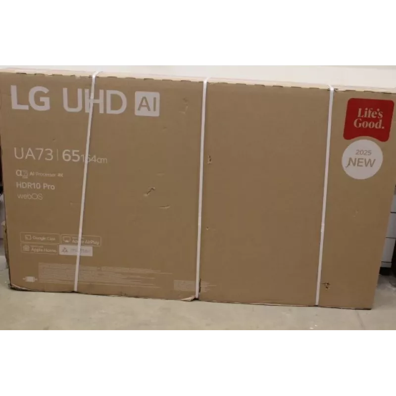 Telewizor LED LCD LG 65UA73003LA 65 cali (165 cm) Smart TV webOS 25 UHD — uszkodzone opakowanie