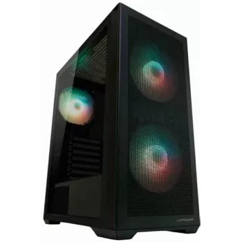 LC-Power Obudowa Midi ATX Gaming 717B - Meshwork_L Dark - o.N. - Obudowa - ATX