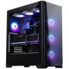 PHANTEKS Eclipse G370A Obudowa PC, Midi-Tower, SSI-EEB, RGB, szkło hartowane - w zestawie 3x wentylator 120 mm, czarny
