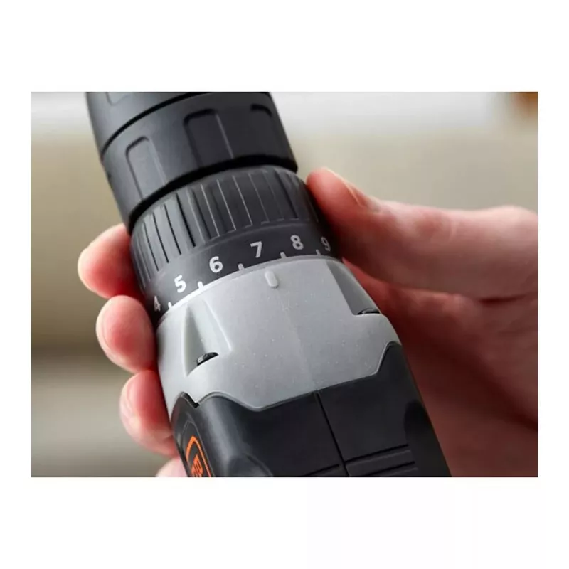 BLACK & DECKER | Wiertarko-wkrętarka akumulatorowa | BCD001C2-QW | 18 V | 2x1,5 Ah | Litowo-jonowa