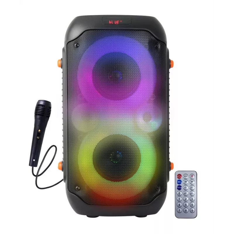 Głośnik Esperanza EP156 BT FM LED RGB KARAOKE Czarny 20W