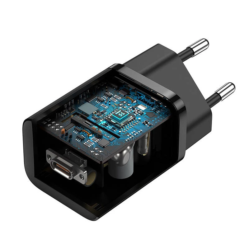 Baseus Super Si Quick Charger 1C 25W (czarny)