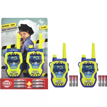 Zestaw walkie-talkie Dickie Police 2.4 GHz, 2 sztuki, model 201118197