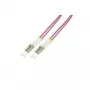 Logilink - Kabel krosowy - LC Multi-Mode (M) - LC Multi-Mode (M) - 20 m - Światłowód - 50/125 mikrometra - OM4 - Bezhalogenowy - fioletowy wrzosowy (FP4LC20)