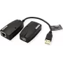 Value 12.99.1123 Adapter kablowy USB-A - RJ-45 Czarny (12.99.1123)
