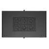 Szafa rack 19 cali LANBERG 22U 600x1000 mm, czarna, szklane drzwi przednie i tylne