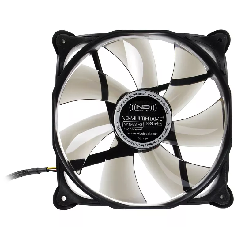 Noiseblocker Multiframe S-Series M12-3 wentylator obudowy, 120 mm