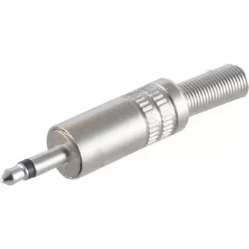 Gniazdo jack mono 3,5 mm ShiverPeaks 22220510, metalowa obudowa, wtyk mono 3,5 mm