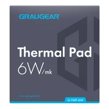 Podkładka termiczna GrauGear G-TMP-6W 100×100×1 mm, przewodność cieplna 6 W/m·K