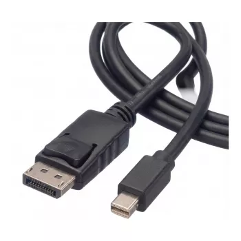 ROLINE - Kabel DisplayPort - DisplayPort (M) - Mini DisplayPort (M) - 5 m - blokowane - Czarny (11.04.5637)