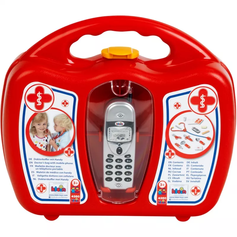 Zestaw lekarza z telefonem komórkowym