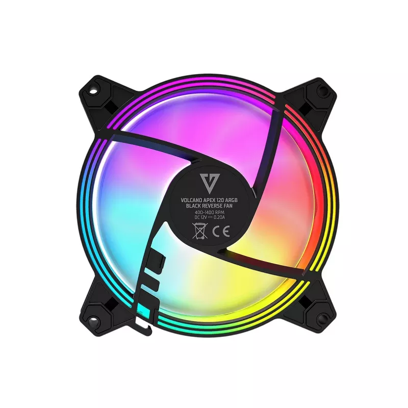 MODECOM Volcano Apex 120 ARGB Reverse Case Fan Czarny