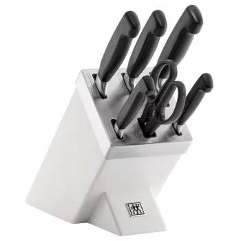ZWILLING FOUR STAR 35148-207-0 blok na noże kuchenne/zestaw sztućców 7 szt. Biały