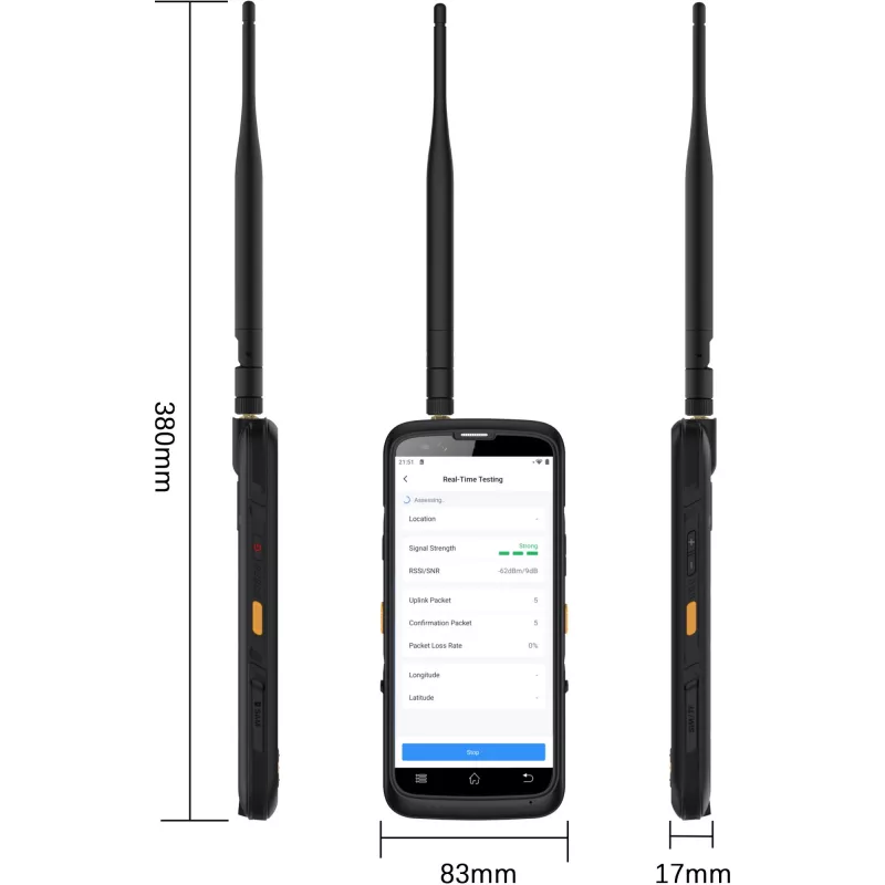 LoRaWAN Wi‑Fi Tester terenowy Milesight FT101-868M — model FT101-868M