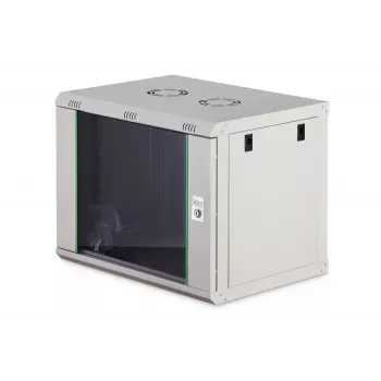 Naścienna szafa rack 9U DIGITUS Dynamic-N DN-37104, 600x450 mm, IP20, zamek na klucz, do samodzielnego montażu