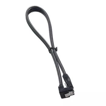 Kabel ModMesh SATA 3 pod kątem prostym 30 cm - carbon - Kabel - Cyfrowy/Dane (CM-CAB-RSAT-N30KC-R)