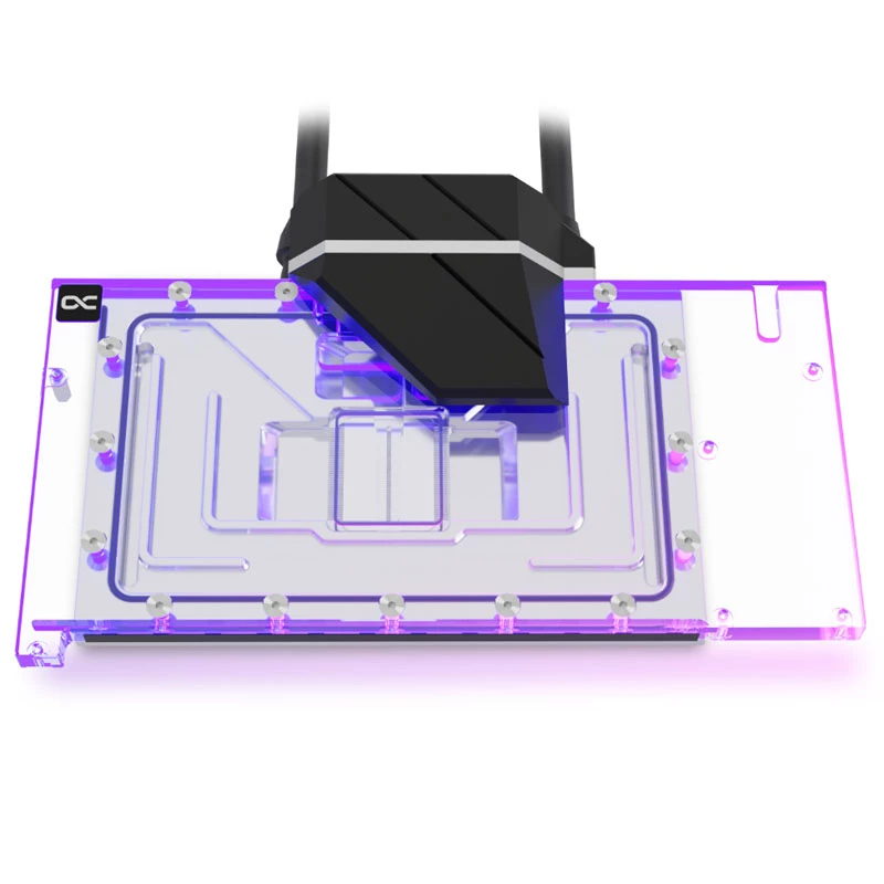 Blok wodny Alphacool 14488 Akryl Mosiądz Nylon Czarny Przezroczysty