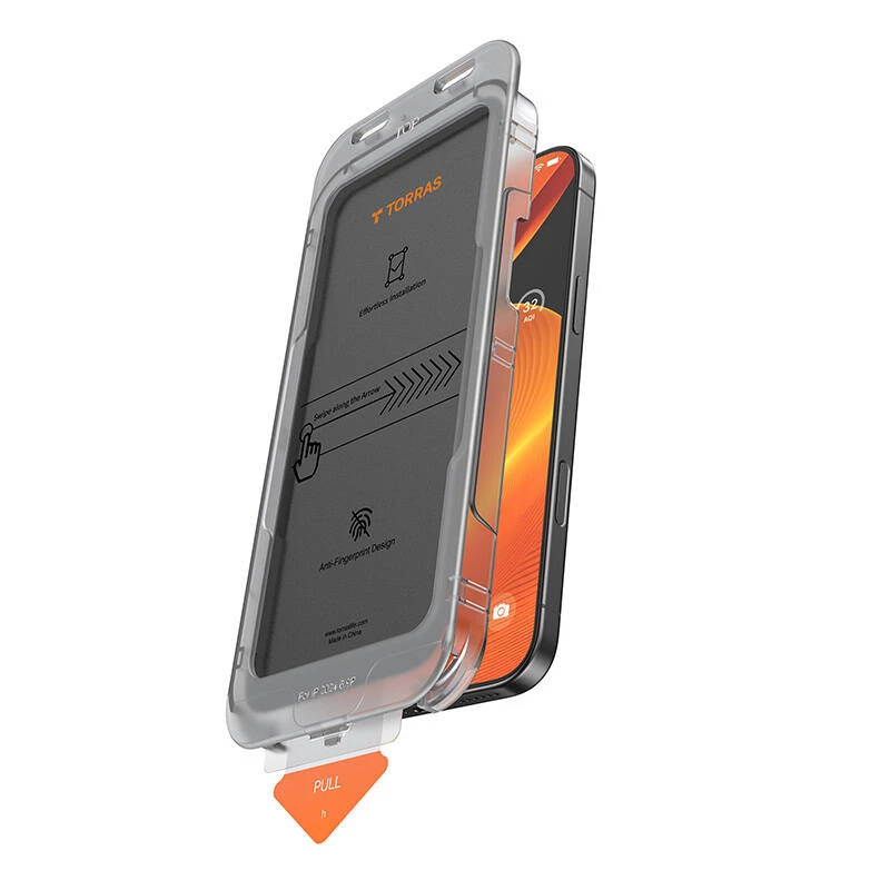Szkło ochronne Privacy Glass Torras Install Master do iPhone 16 Plus (model X00FX1563)