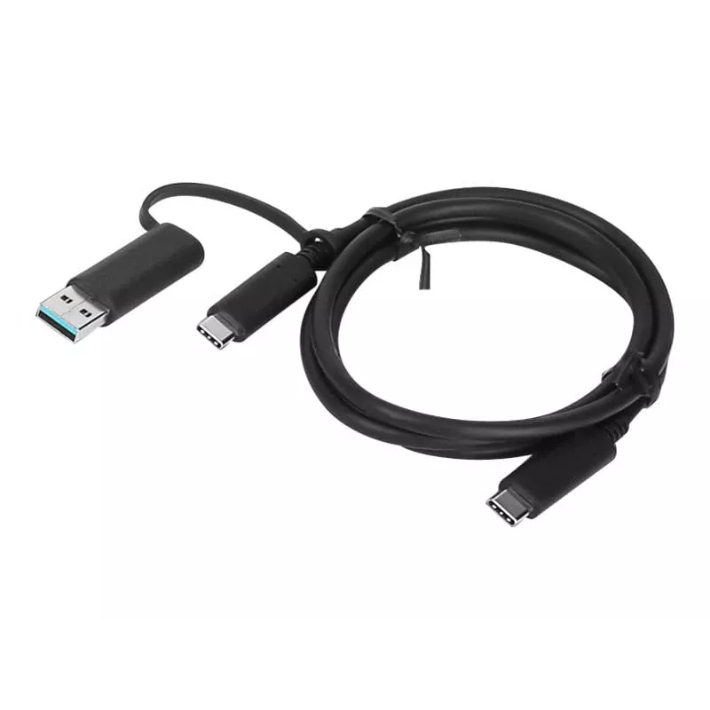 Lenovo 4X90U90618 kabel USB USB 3.2 Gen 1 (3.1 Gen 1) 1 m USB A/USB C USB C czarny
