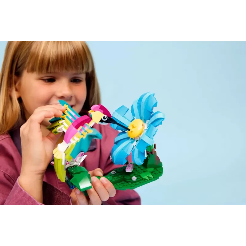 LEGO CREATOR 3 W 1 31384 Dzikie Zwierzęta: Kolorowy Koliber