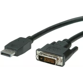 Adapter kabla wideo VALUE 11.99.5619 1,5 m DisplayPort na DVI Czarny
