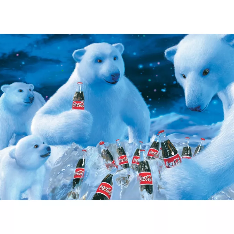 Coca-Cola - polar bears, Puzzle 1000 Pieces