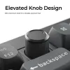 Klawiatura mechaniczna Keychron V3 Ultra 8K — QWERTY, Bluetooth i przewodowa, RGB, czarna