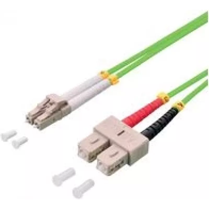 LogiLink LWL Patchkabel, LC-Duplex - SC-Duplex, OM5, 20,0 m LC-Duplex Stecker - SC-Duplex Stecker, Multimode, - 1 Stück (FP5LS20)
