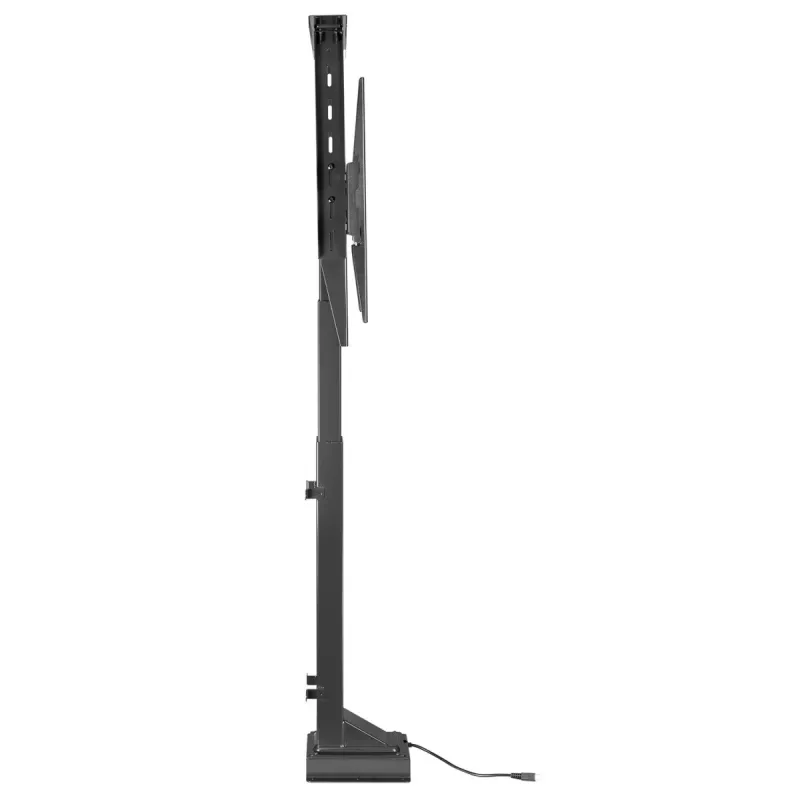 Maclean MC-866 elektryczny podnośnik TV do 37-65 cali (94-165,1 cm), pilot, VESA do 600×400, maks. 50 kg, czarny