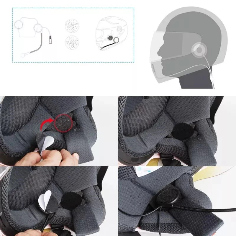 Headset FREEDCONN L1M motocyklowy interkom Czarny