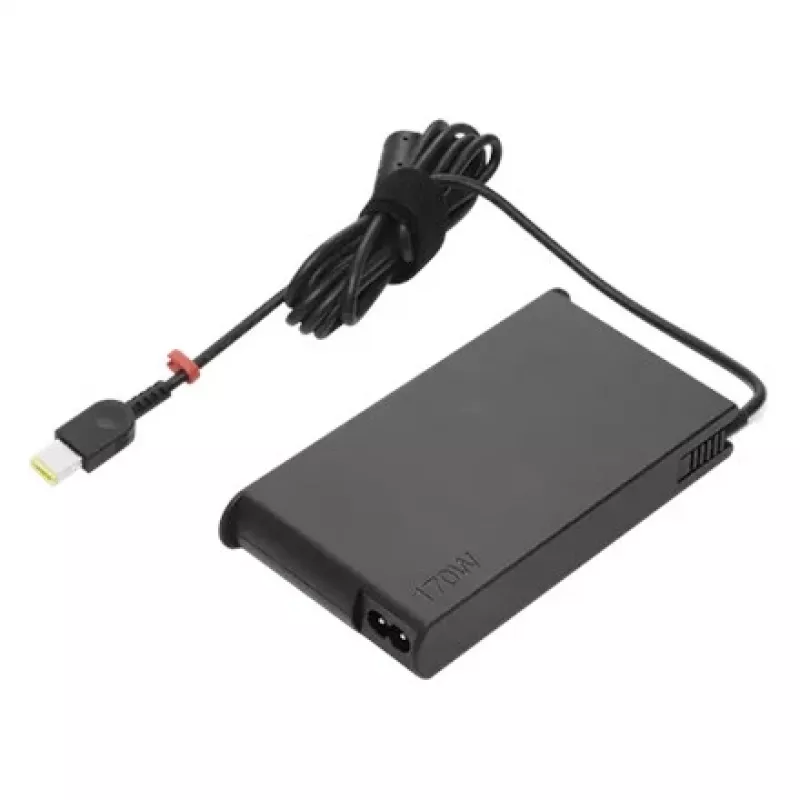 Zasilacz Lenovo GX20Z46306 do laptopów, wejście 100–240 V, 2,5 A, 50–60 Hz, odłączane złącza, czarny